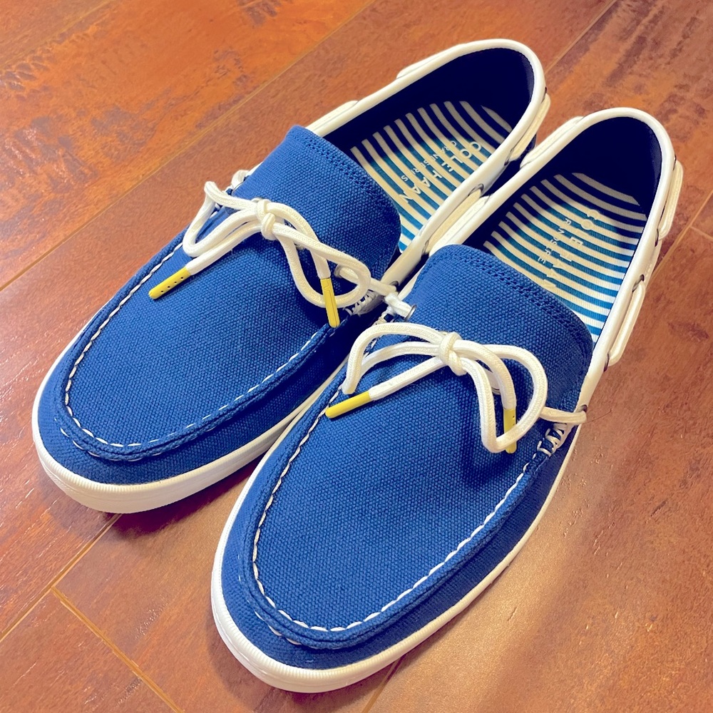 Cole Haan Loafer Blue & White